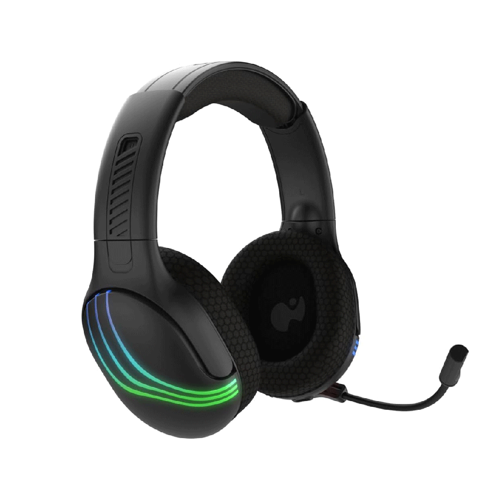 [NS030423] PDP Afterglow Wave Wireless Headset with Mic for Xbox Series X|S, Windows 10/11 PC, Compatible with PlayStation PS5/PS4 and Bluetooth, Black | 049-032-BK