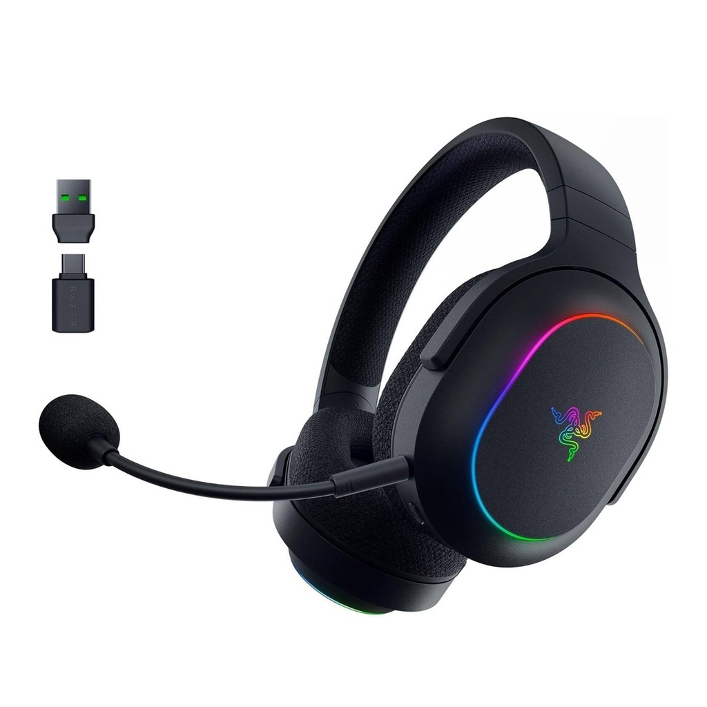 [NS027869] Razer Barracuda X Chroma Wireless/Bluetooth 7.1 Surround Sound Gaming Headset, Detachable Hyperclear Cardioid Mic, Upto 70 Hrs Battery Life, For PC,Mac,PlayStation,Switch & Mobile Devices