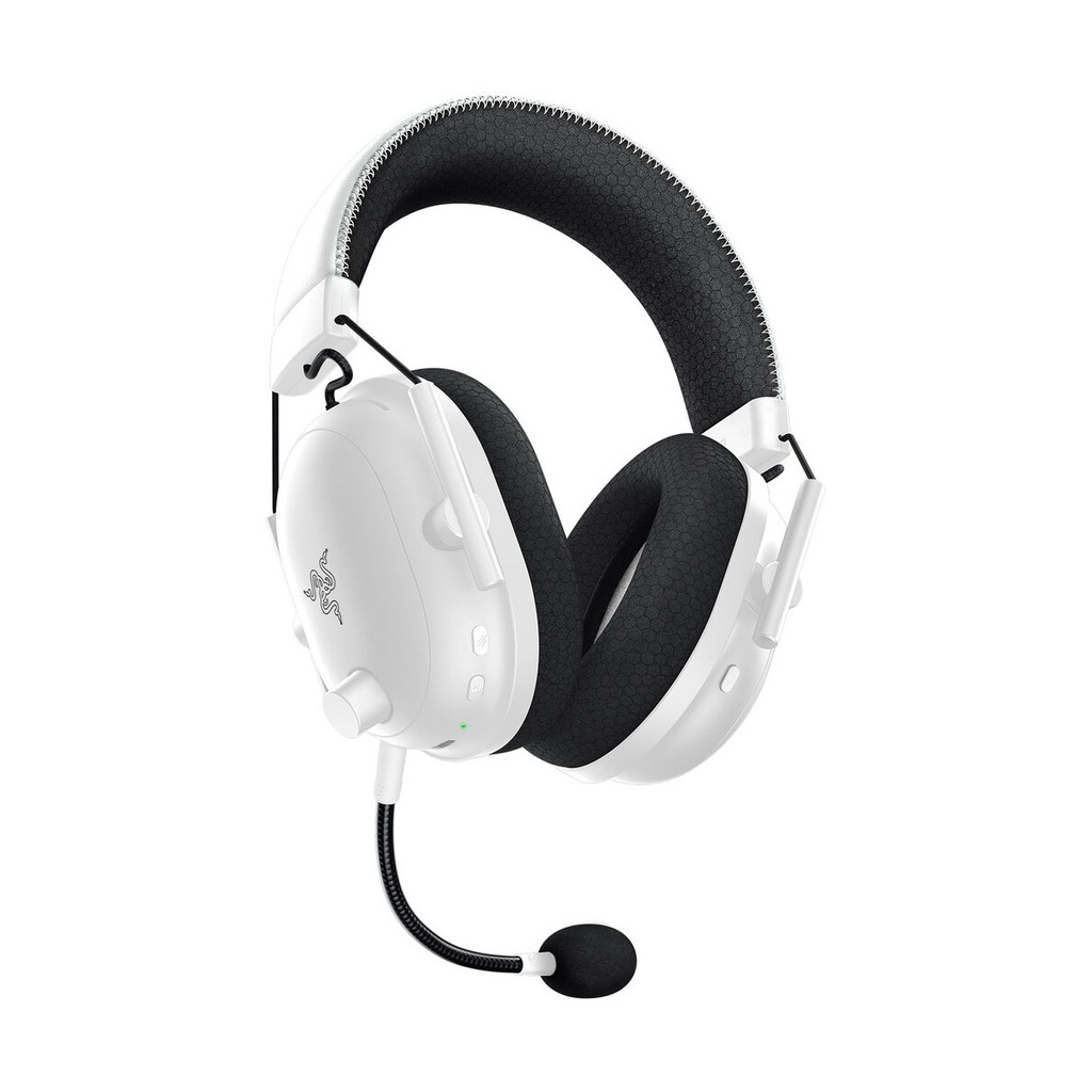 Razer Blackshark V2 Pro for Playstation Wireless Gaming Headphones, TriForce Titanium 50mm Drivers, HyperClear Super Wideband Mic, HyperSpeed Wireless Technology – White Edition