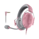 Razer BlackShark V2 X Esports 7.1 Surround Sound Wired Gaming Headset - For PC,PS4, Xbox One,Switch & Mobile Devices - Quartz Edition