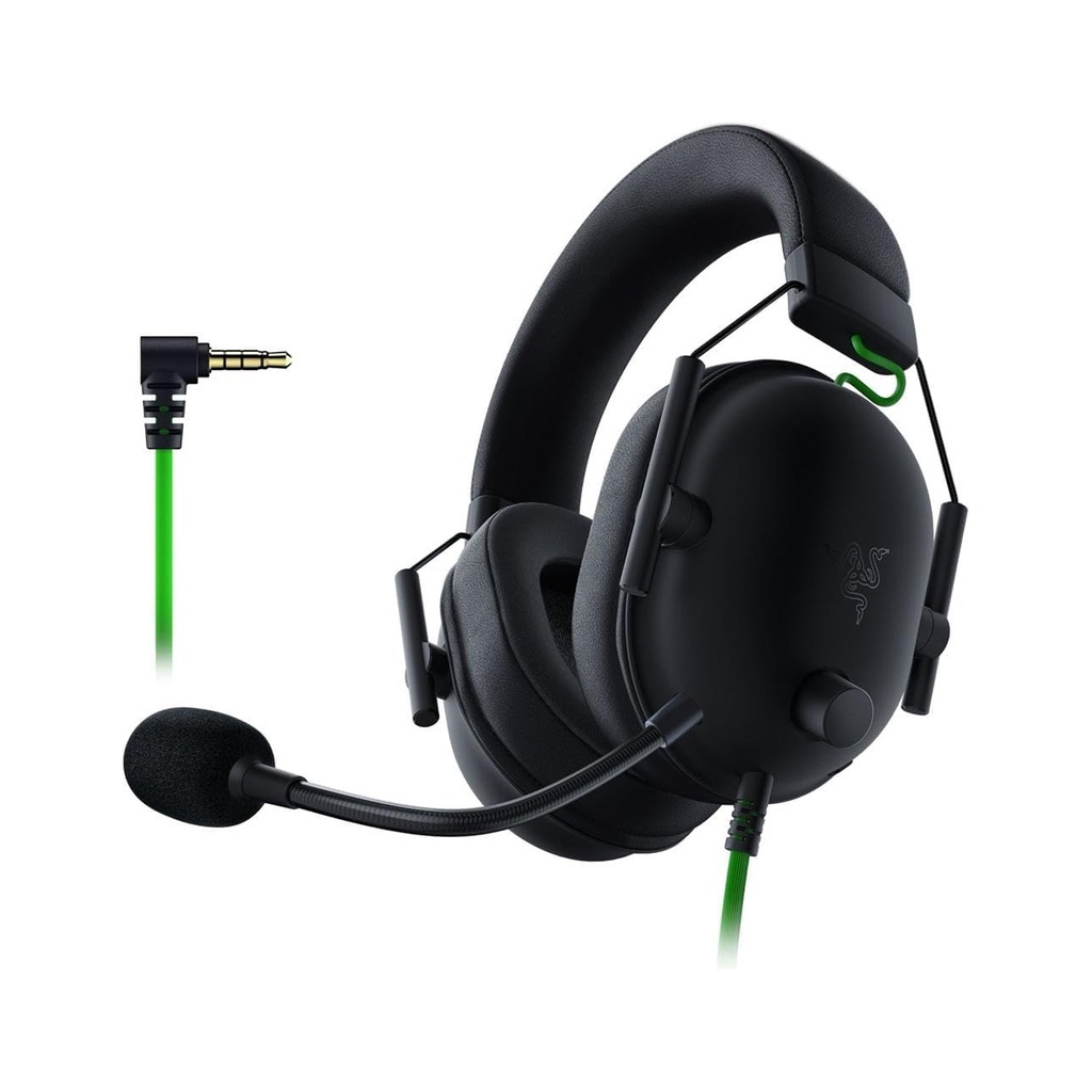 [NS031431] Razer BlackShark V2 X Gaming Headset, 7.1 Surround Sound, 50mm Drivers, Memory Foam Cushion, For PC, PS4, PS5, Switch, Wried 3.5mm Audio Jack, Black | RZ04-03240100-R3U1