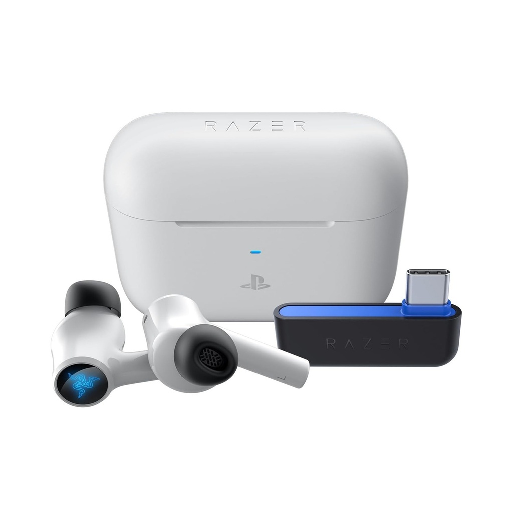 [NS012729] Razer Hammerhead HyperSpeed Wireless/Bluetooth Multi-Platform Gaming Earbuds For PC,PS5,Xbox One/S,Switch & Mobile Devices