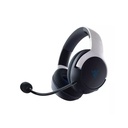 Razer Kaira HyperSpeed Wireless Gaming Headset for PlayStation: 50mm Drivers, HyperClear Cardioid Mic, Memory Foam Cushions, Bluetooth, 30 Hr Battery for PS5, PS4, PC, Mobile - White & Black
