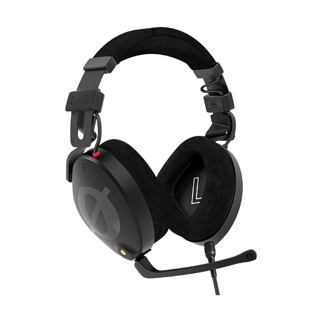 Rode NTH-100M Professional Over-Ear Headset, Highly Detailed Audio Capture And Monitoring, Cooltech Ear Cushions, Fitlok HeadBand