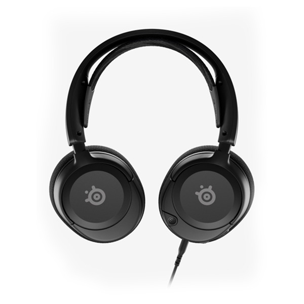 SteelSeries Arctis Nova 1 Multi-Platform Premium Wired (3.5mm) Nova Acoustic System Gaming Headset, AI Noise-Cancelation ClearCast Retractable Mic,For PC,PS5/PS4, Xbox Switch & Mobile Devices - Black