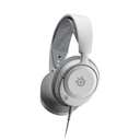 SteelSeries Arctis Nova 1 Multi-Platform Premium Wired (3.5mm) Nova Acoustic System Gaming Headset, AI Noise-Cancelation ClearCast Retractable Mic,For PC,PS5/PS4, Xbox Switch & Mobile Devices - White