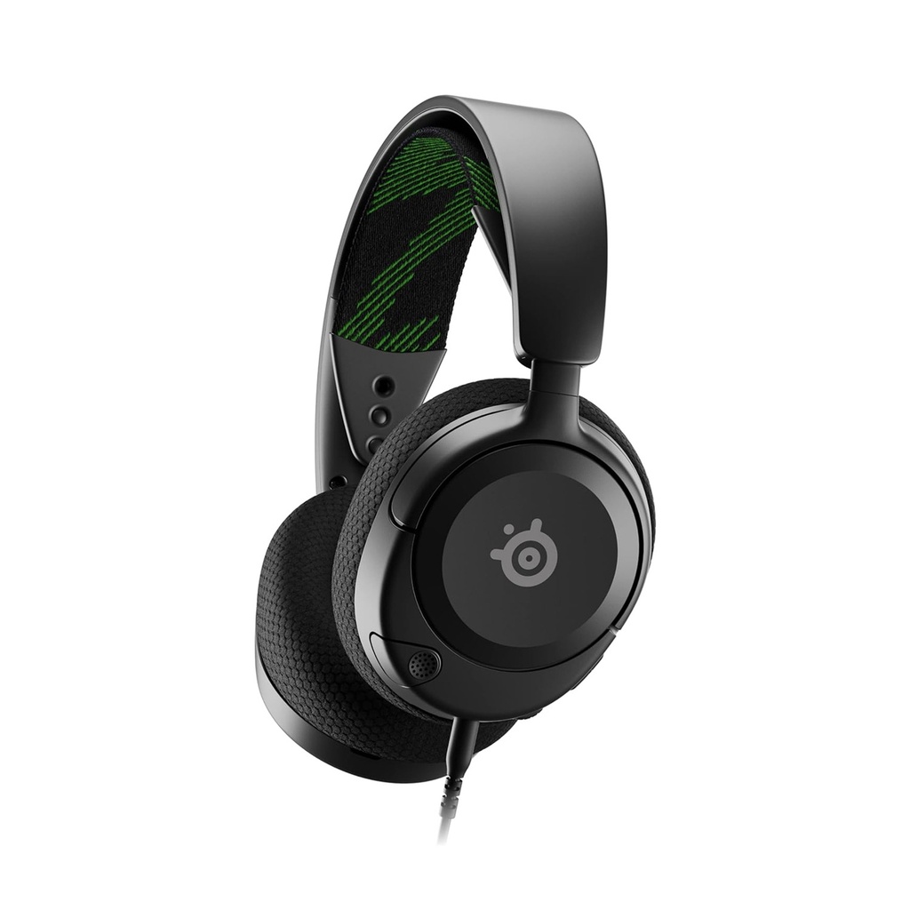 [NS026897] SteelSeries Arctis Nova 1X Wired (3.5mm) Nova Acoustic System Gaming Headset, AI Noise-Cancelation ClearCast Retractable Mic, For Xbox,PC,PS,Switch & Mobile Devices