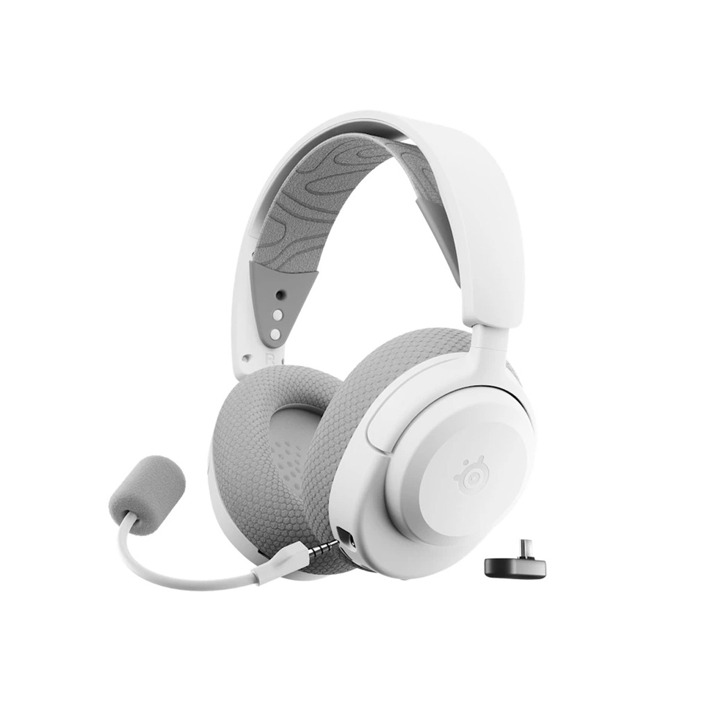 [NS030856] SteelSeries Arctis Nova 3P Wirelees/Bluetooth Gaming Headset Upto 40Hr Battery Life For PlayStation, Multi- Platform - White