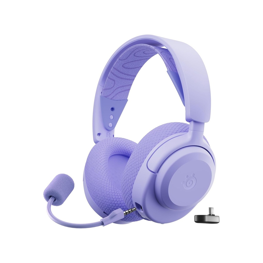 [NS030090] SteelSeries Arctis Nova 3x Wireless/Bluetooth Gaming Headset Upto 40Hr Battery Life For PC, Playstation, Xbox & Switch - Lavender