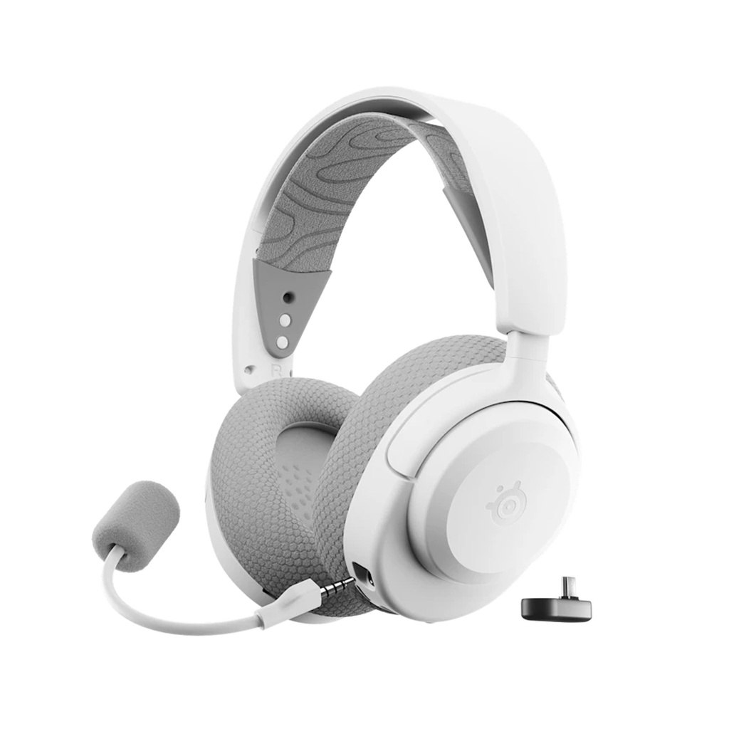 [NS030095] SteelSeries Arctis Nova 3x Wireless/Bluetooth Gaming Headset Upto 40Hr Battery Life For PC, Playstation, Xbox & Switch - White