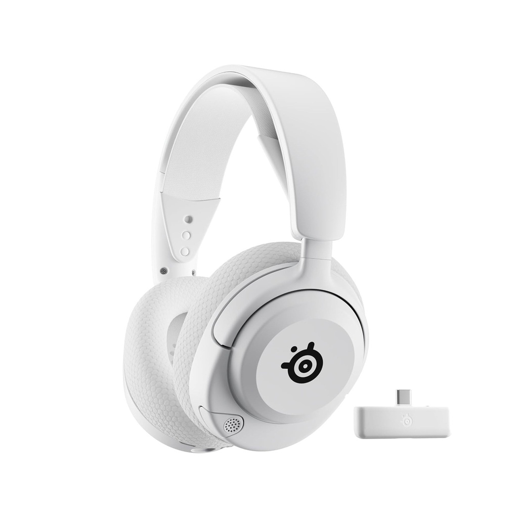 [NS030092] SteelSeries Arctis Nova 5X Wireless/Bluetooth Gaming Headset Upto 60 Hour Battery Life For PC,Xbox,Switch & Mobile Devices - White