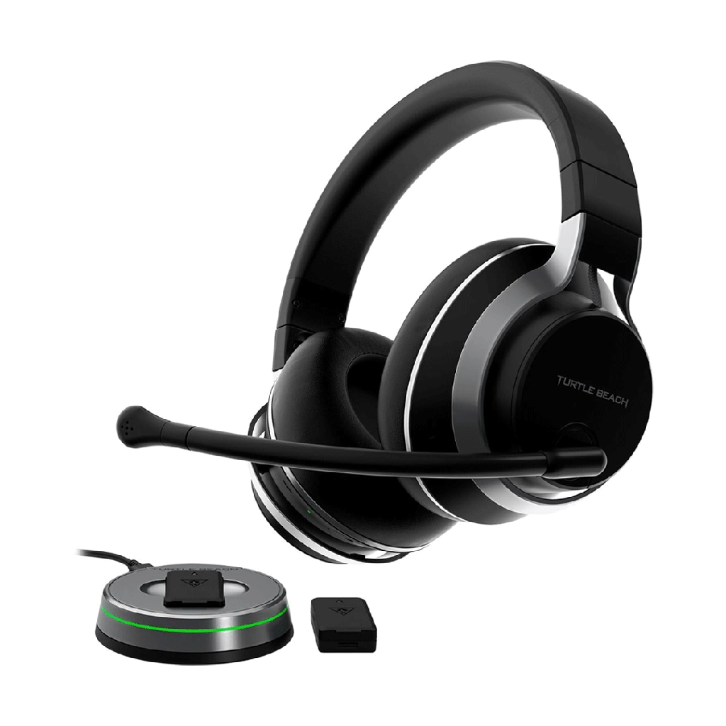 [NS030429] Turtle Beach Stealth™ Pro Multiplatform Gaming Headset, Dual Connectivity Wireless / Bluetooth, Active Noise Canceling, Swappable Dual 12+ Hour Battery, for Xbox X/S, PS5, PS4, PCs/Mac and Mobile Devices, Black | TBS-3365-02