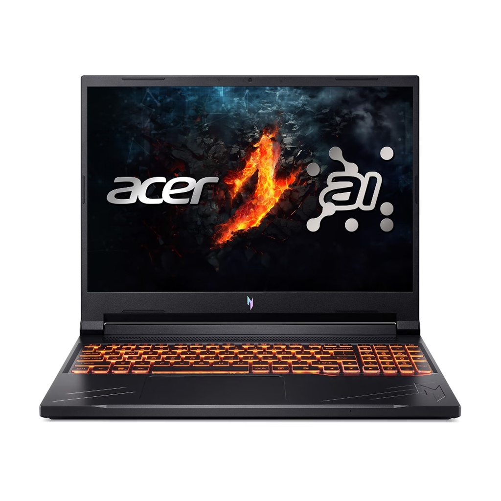 [NS032561] Acer Nitro V 16 Gaming Laptop, Intel Core i5-14450HX Processor, 8GB DDR5 RAM, 512GB SSD NVMe, RTX 4050 6GB Graphics, 16" WUXGA IPS 165Hz Display, Backlight Keyboard, Windows 11 Pro (License), Obsidian Black