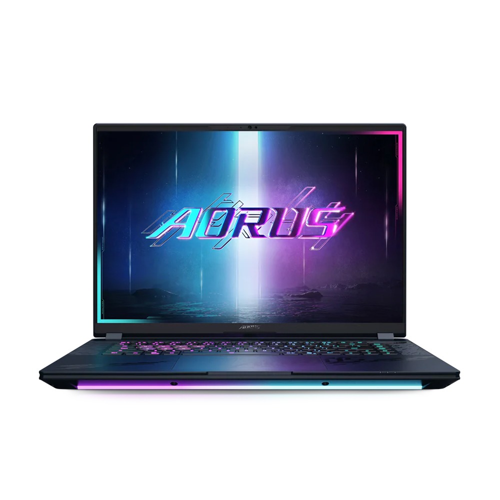 [NS031816] GIGABYTE AORUS MASTER 16 AM6H Gaming Laptop, Intel Core Ultra 9 275HX Processor, 32GB DDR5 Ram, 1TB SSD NVMe, RTX 5090 24GB GPU, 16’’ QHD+ OLED 240Hz Display, 3-Zone RGB Backlit Keyboard (Arabic / English), Windows 11 Pro - Black