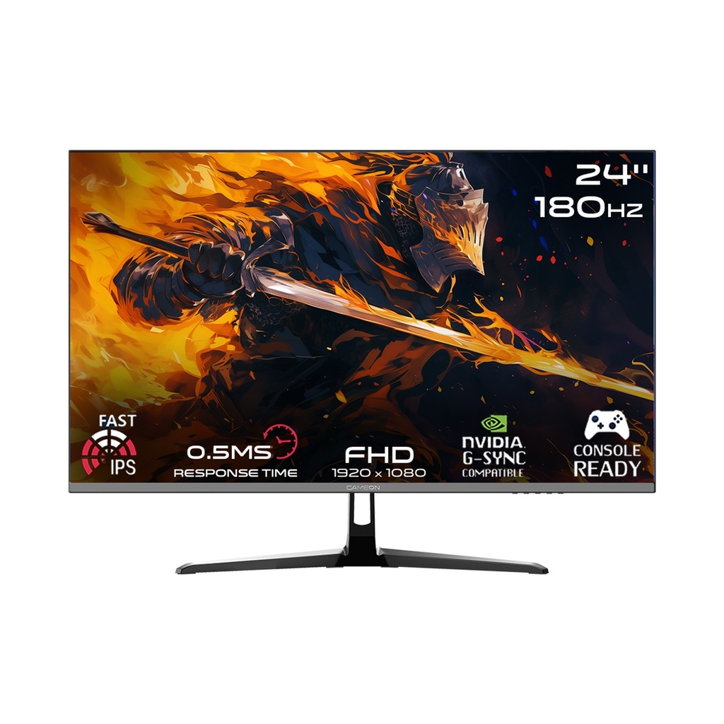 [NS013090] Gameon GOPS24180IPS 24" FHD IPS 180Hz 0.5ms (GtG) Gaming Monitor With AMD Sync & FreeSync (Compatible)
