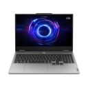 Lenovo Loq 15IRX10 Gaming Laptop, Intel Core i7-13700HX Processor, 24GB DDR5 RAM, 512GB NVMe SSD, RTX 5050 8GB Graphics, 15.6" FHD 144Hz Display, White Backlit, Arabic Keyboard, Windows 11 Pro (License), Luna Grey | 83JE00KVAX
