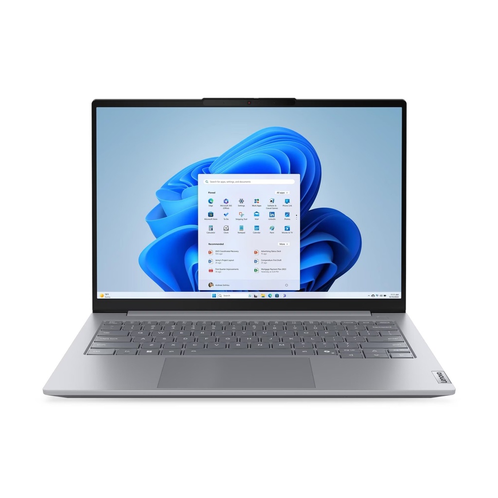 Lenovo ThinkBook 14 G8 Laptop, Intel® Core Ultra 5 225U Processor, 8GB DDR5 RAM, 512GB NVMe SSD, Intel® Graphics, 14" WUXGA IPS Display, Backlit Keyboard, Windows 11 Pro License, Arctic Grey | 21SJ001UGR