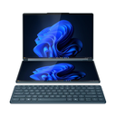 Lenovo Yoga Book 9 Multi-Touch Laptop Convertible, Ultra 7-255H Processor, 32GB RAM, 1TB SSD NVMe, Intel Arc 140T GPU, 14" 2.8K OLED TouchScreen, Backlit Arabic Keyboard, Lenovo Yoga Pen + Yoga Slim Mouse, Windows 11 Home - Tidal Teal | 83KJ000MAX