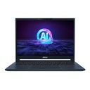 MSI Stealth 14 AI Studio A1VFG-091US Gaming Laptop, Intel Core Ultra 9 185H Processor, 32GB DDR5 RAM, 1TB NVMe SSD, RTX 4060 8GB VGA, 14" FHD IPS 165Hz Display, Per-Key RGB Keyboard, Windows 11 Home, Star Blue | 9S7-14K212-091