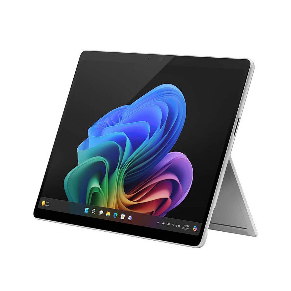 [NS030865] Microsoft Surface Pro 11th Edition 5G Copilot+ PC, Qualcomm Snapdragon X Plus, 16GB RAM, 256GB SSD, Adreno GPU, 13" PixelSense 120Hz TouchScreen, 5G Connectivity, Windows 11 Pro, Platinum | ZEW-00006