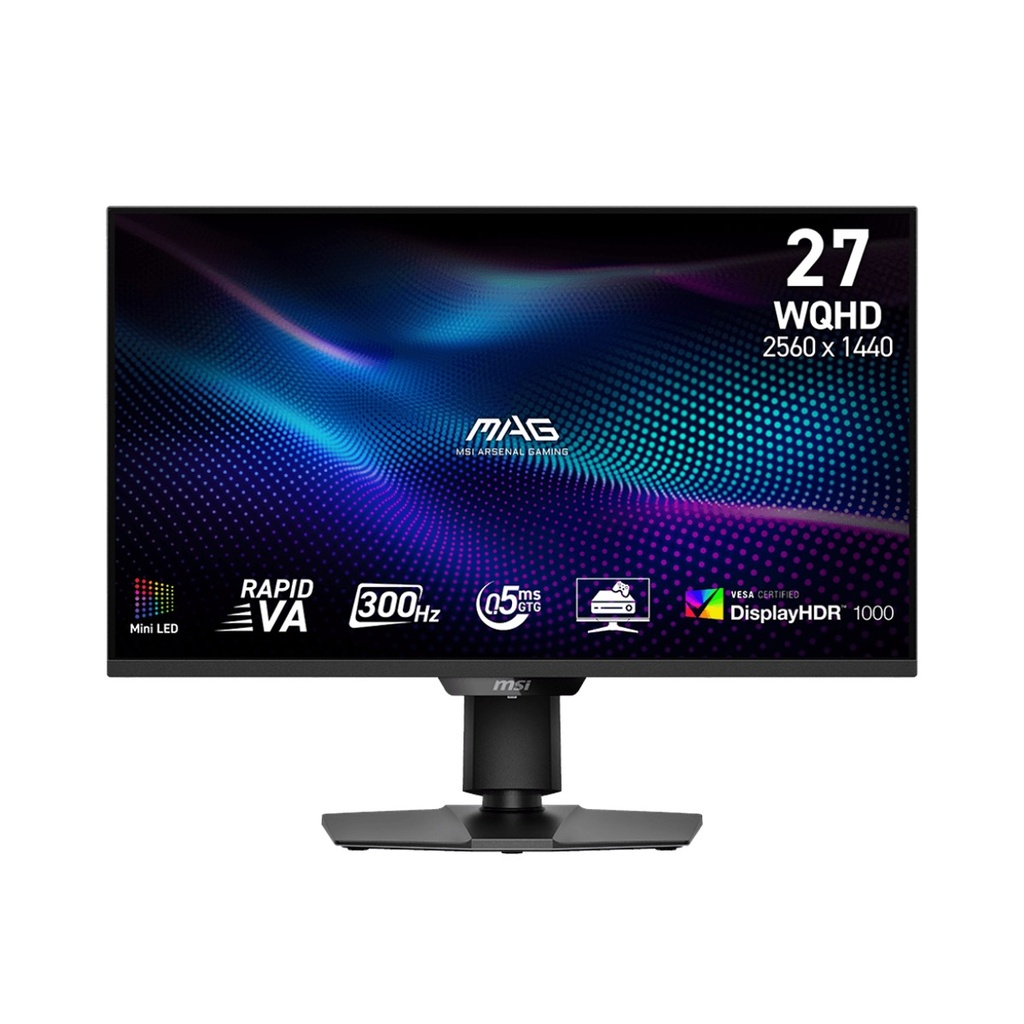 [NS030572] MSI MAG 274QPF X30MV 27"VA Panel WQHD 300Hz 0.5ms, HDR 1000, HDMI 2.1, Console Mode Gaming Monitor