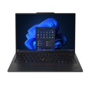 ThinkPad X1 Carbon Gen 13 Aura Edition Laptop, Intel Core Ultra 7-265U Processor, 32GB RAM, 1TB NVMe SSD Intel Graphics, 14″ WUXGA IPS Display (Windows 11 Pro) Arabic / English - Black | 21NX000XGR