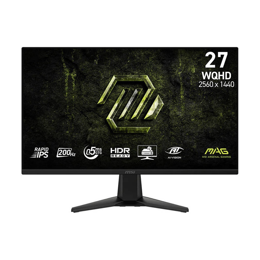 [NS032969] MSI MAG 275QF E20 27" 2K WQHD Rapid IPS 200Hz 0.05ms GTG HDR Ready,With AMD FreeSync™ Premium Gaming Monitor