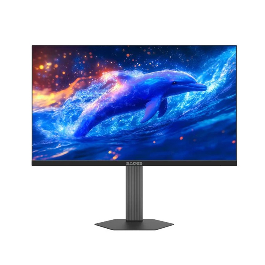 [NS029467] Sades BN-Dolphin 27" IPS Panel QHD 200Hz 0.5ms HDMI 2.1, Blue Light Protection Wide Angle Gaming Monitor - Black