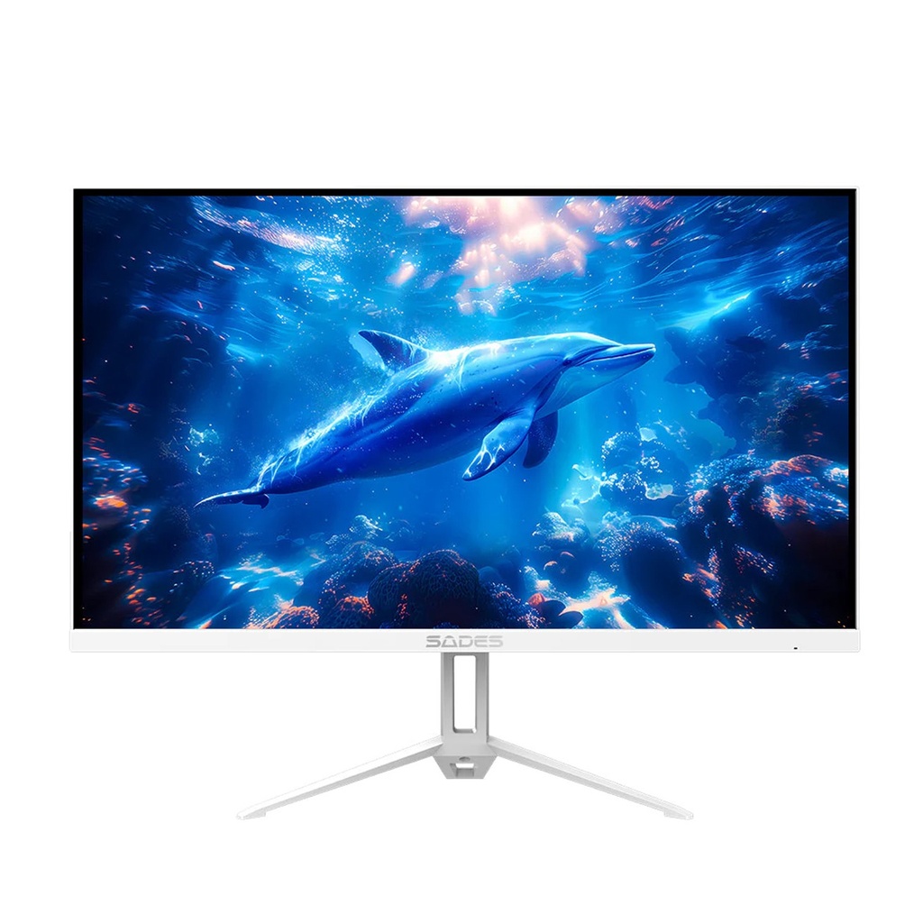 [NS031602] Sades RT-Dolphin 27" FHD Fast IPS 240Hz 1ms HDMI 2.1, Blue Light Protection Viewing Angle Gaming Monitor - White