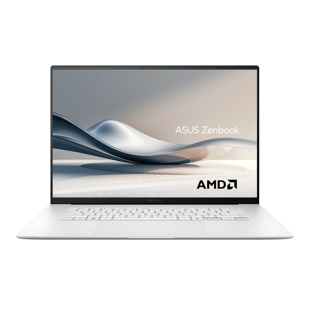 [NS032354] ASUS Zenbook S 16’’ OLED Display Laptop, AMD AI R9 HX 370 Processor, 32GB LPDDR5X on Board Ram, 2TB SSD NVMe, AMD Radeon™ 890M Graphics, Windows 11 Home, Backlit Chiclet Keyboard, White | UM5606WA-RK233W