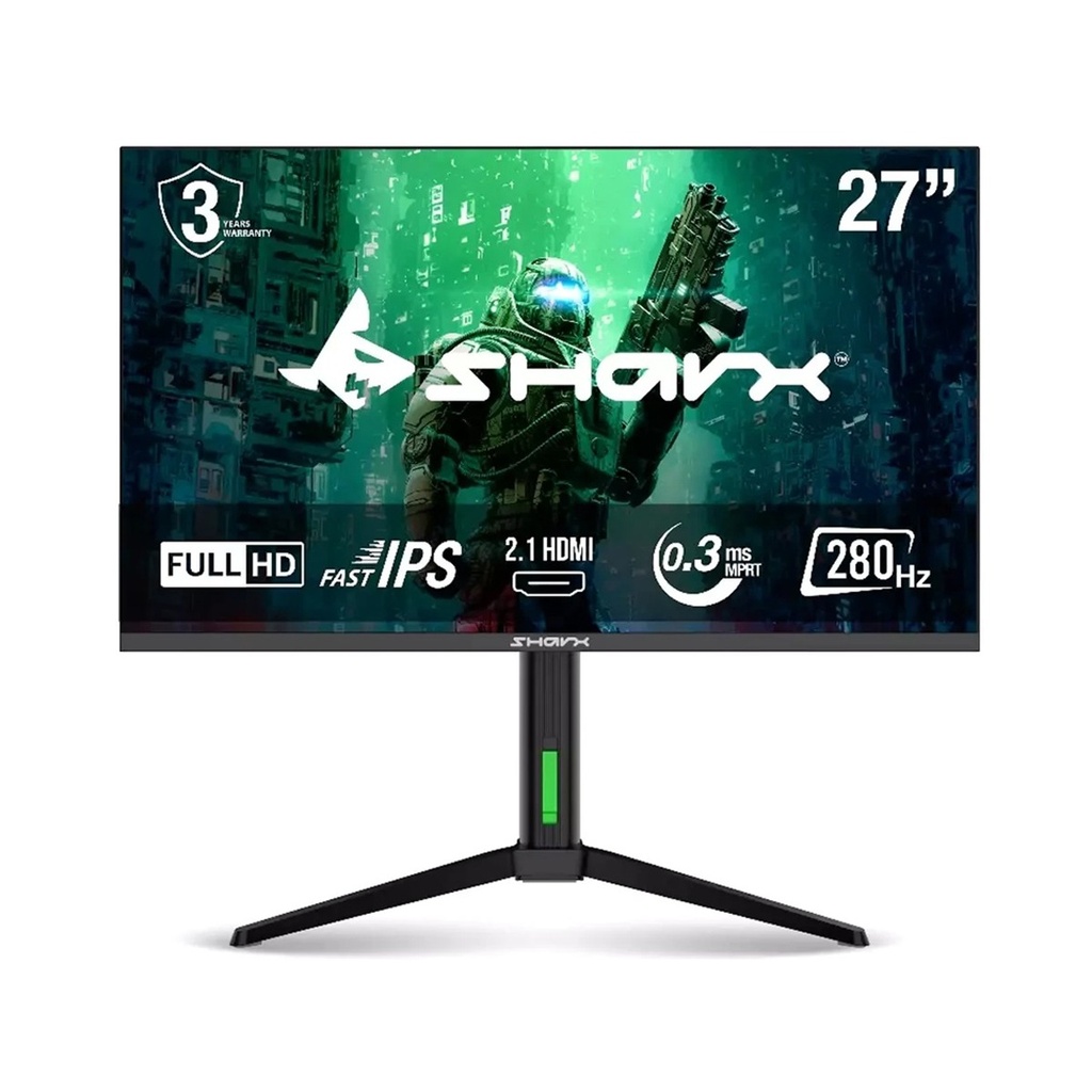 [NS015664] Sharx PROFIN 27F280I FHD 280Hz 0.3ms Fast IPS HDMI 2.1 Speaker Gaming Monitor