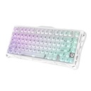 GravaStar Mercury K1 Lite 75% Wireless Mechannical Gaming Keyboard For Windows XP & Above/Mac - Crystal Aurora