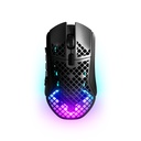 Steelseries Aerox 9 Ultra Light MMO/MOBA with AquaBarrier Wireless/Bluetooth/Wired Gaming Mouse, Up to 180 Hours Battery Life,18 Programmable Buttons