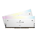 CORSAIR DOMINATOR® TITANIUM RGB 96GB (2x48GB) DDR5 DRAM 6400MT/s CL32 Intel XMP Memory Kit — White