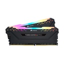 Corsair Vengeance RGB Pro 16GB (2x8GB) DDR4 3600MHz C18 AMD Ryzen Memory Kit - Black