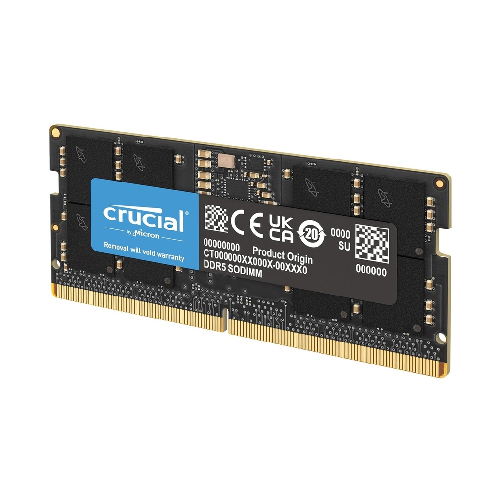[NS012638] Crucial 8GB DDR5 4800MHz CL40 Laptop Memory