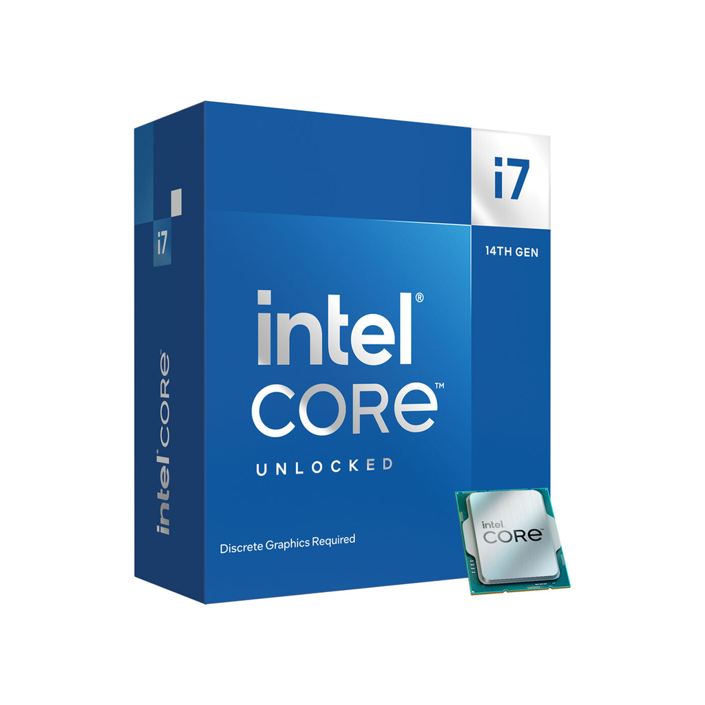 [NS013293] Intel Core i7-14700KF 3.4GHz & 5.6 GHz Maximum Turbo, 20 Cores & 28 Threads, 30MB Cache, LGA 1700 Processor (Unlocked)