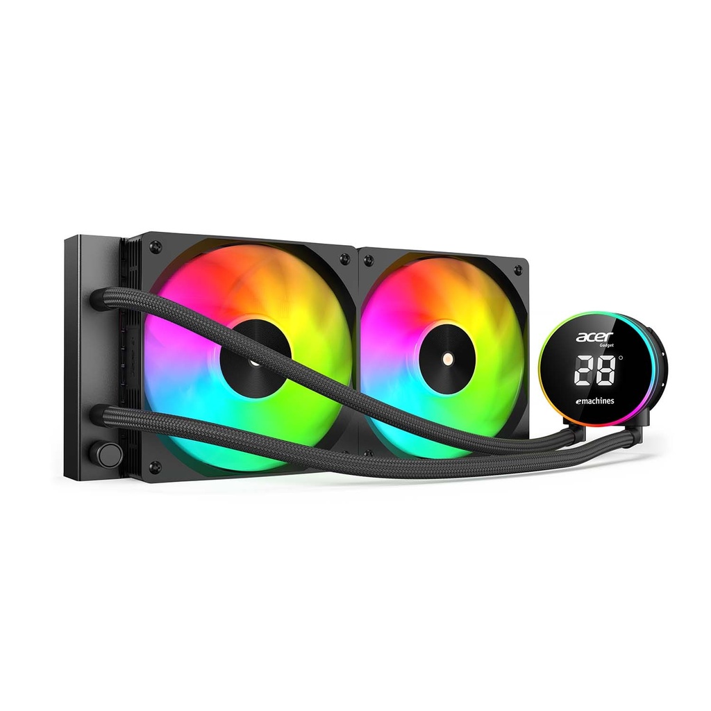 [NS030613] Acer AC240YN ARGB 240mm High Performance Liquid CPU Cooler - Black