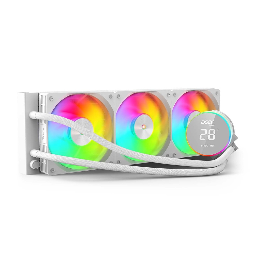 [NS030616] Acer AC360YN ARGB 360mm High Performance Liquid CPU Cooler - White