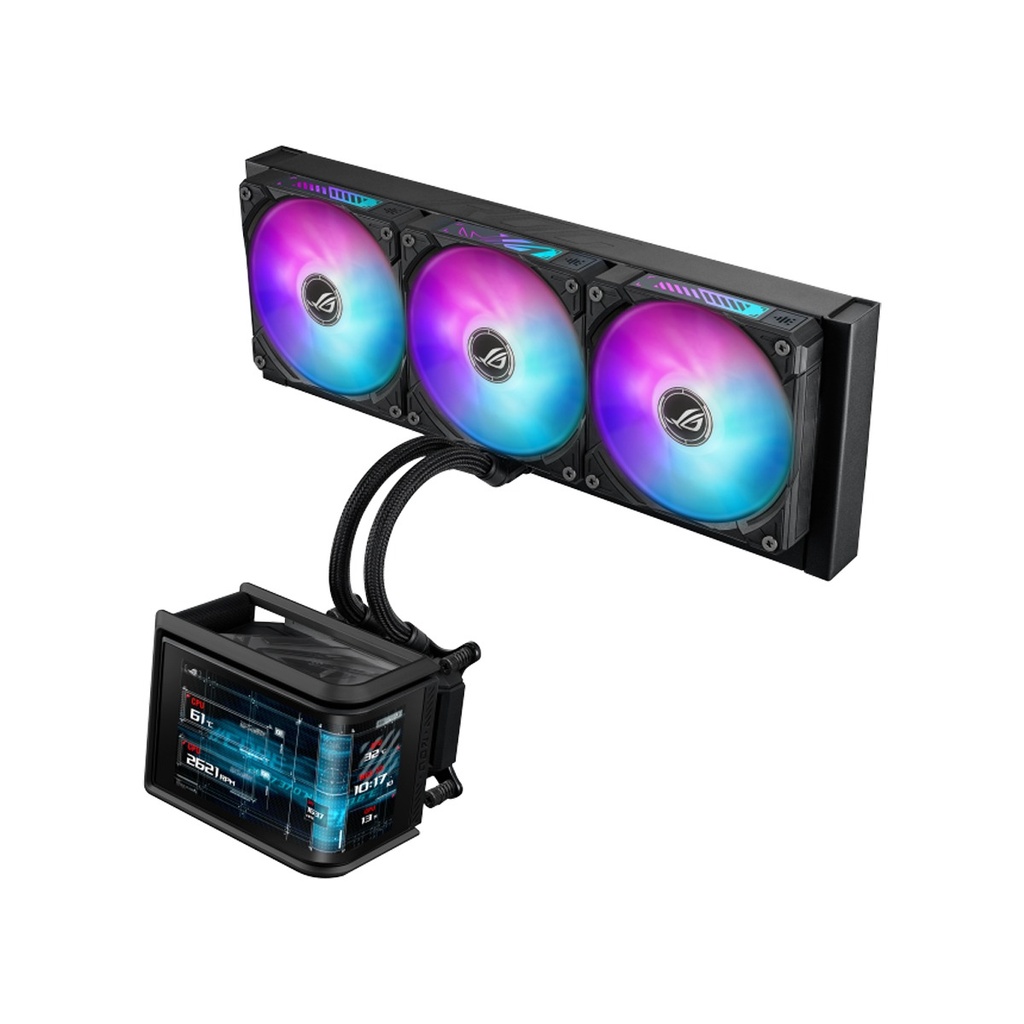 [NS030387] Asus Rog Ryuo IV SLC Curve 6.67" Amoled 2K 60Hz 360MM Cpu Liquid Cooler - Black