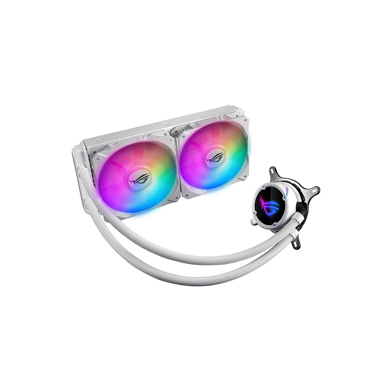 [NS000466] Asus Rog Strix LC 240 RGB Liquid CPU Cooler - White