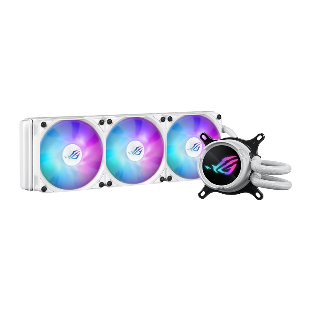[NS016203] Asus Rog Strix LC III 360 ARGB CPU Liquid Cooler - White