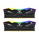 TeamGroup T-Force DELTA RGB 32GB (2x16GB) DDR5 6000MHz CL30 Memory Kit - Black