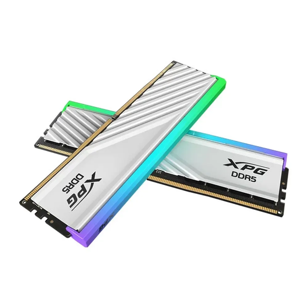 XPG Lancer Blade - 48GB (24GBx2) - 6000MHz DDR5 RGB Memory RAM - White