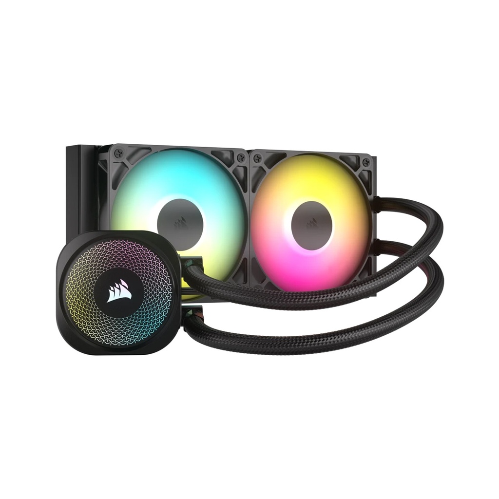 Corsair Nautilus 240 RS ARGB Performance 240mm Liquid CPU Cooler - Black