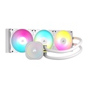 Corsair Nautilus 360 RS ARGB Performance 360mm Liquid CPU Cooler - White