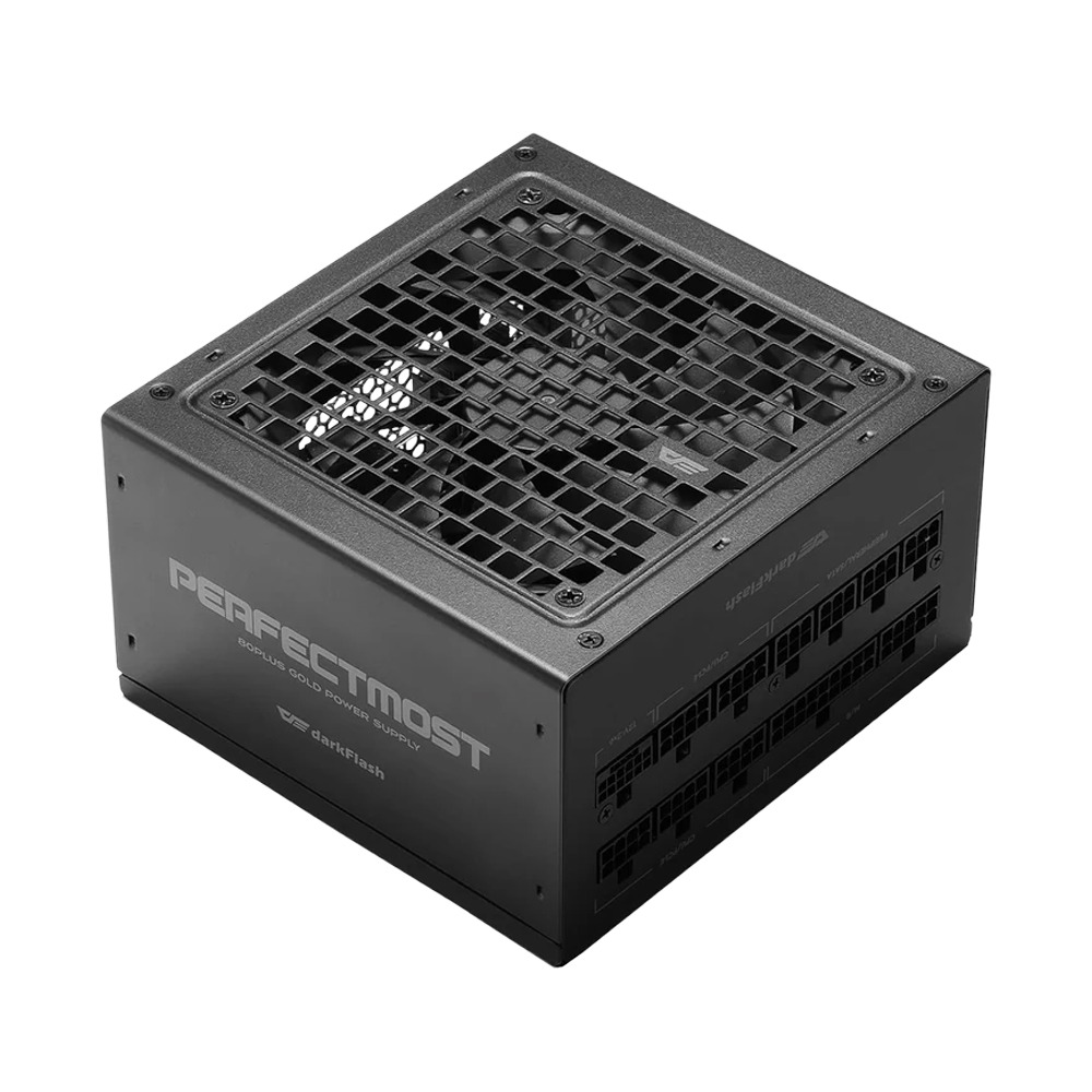[NS032154] DarkFlash PMT1050 80 Plus Gold Fully Modular 1050W ATX 3.1 & PCIe 5.1 Power Supply - Black