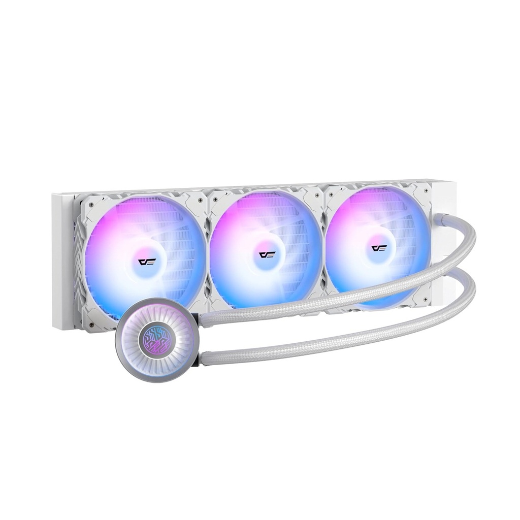 [NS032498] DarkFlash Nebula DN-360 All-In-One RGB 360MM Liquid Cooler - White