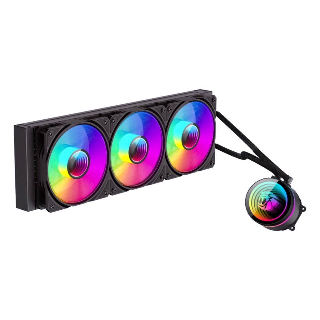 [NS026700] GameMax IceBurg 360MM ARGB CPU Liquid Cooler - Black
