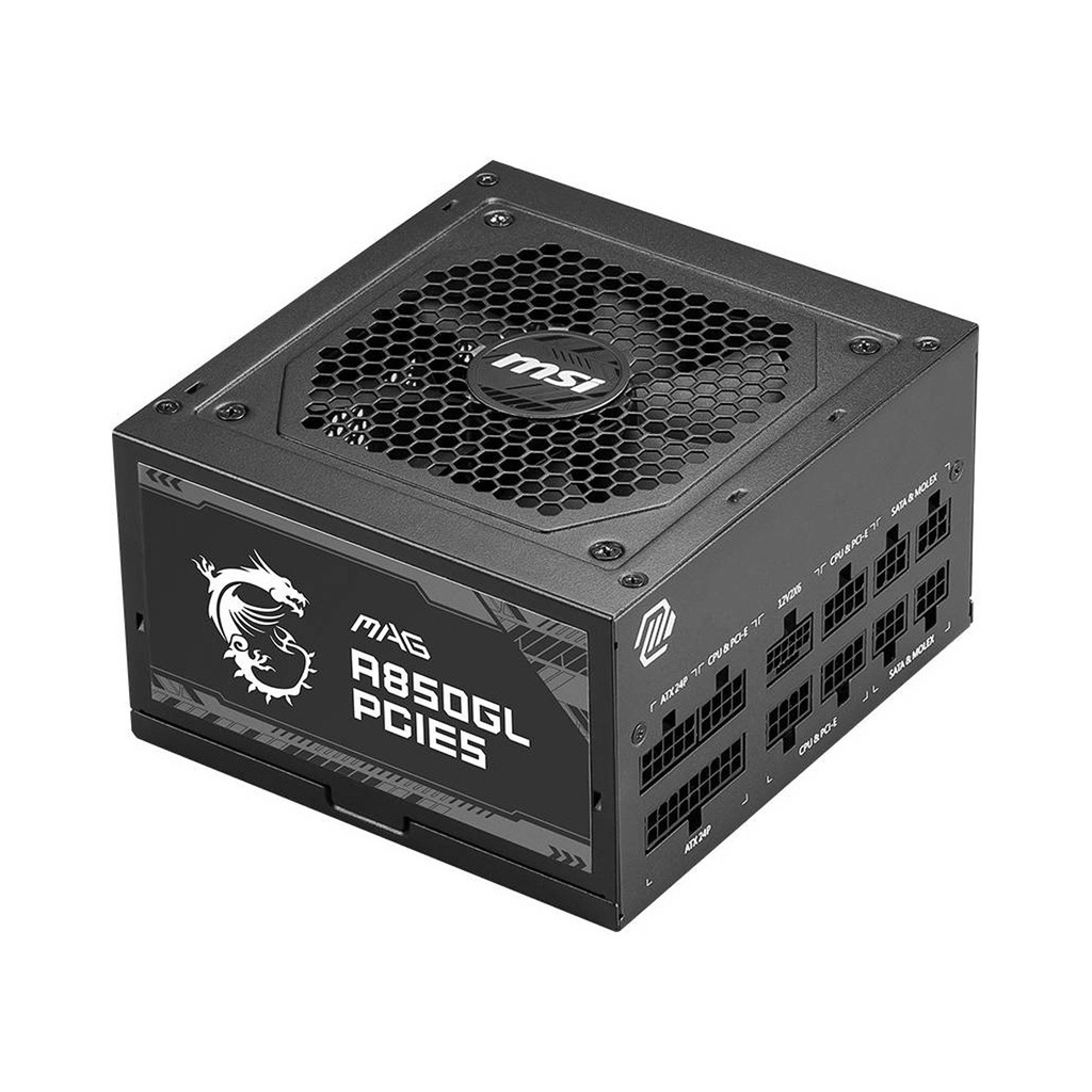MSI MEG A850GL 80PLUS GOLD 850W Cybenetic ATX 3.1 PCIe 5.1 Ready Power Supply